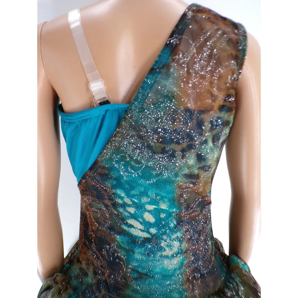 Pre-Owned Dance Costume Unbranded L0215 Medium Child Brown Jazz